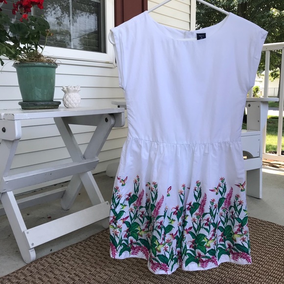 GAP Other - Gap Kids White Floral Dress